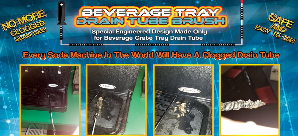 drain-nethomepageslideshowbanner-beveragetraybrush FSQ Floor Sink Basket Drain Strainer - Stainless Steel for restaurants & commercial kitchen facilities | Drain-Net - Drain-Net