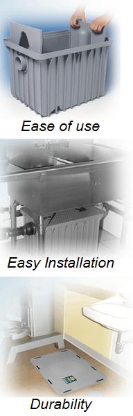 Drain-Net Grease Trap Cut Out