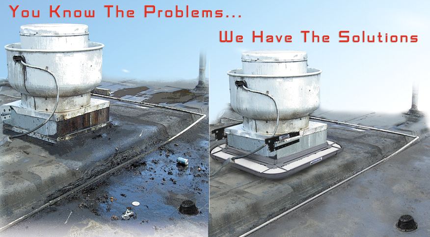 Rooftop grease solutions for fan discharge