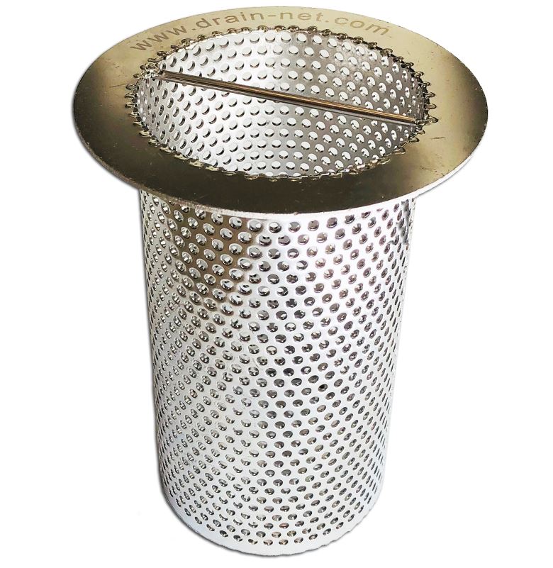 perforated stainless steel drain strainer