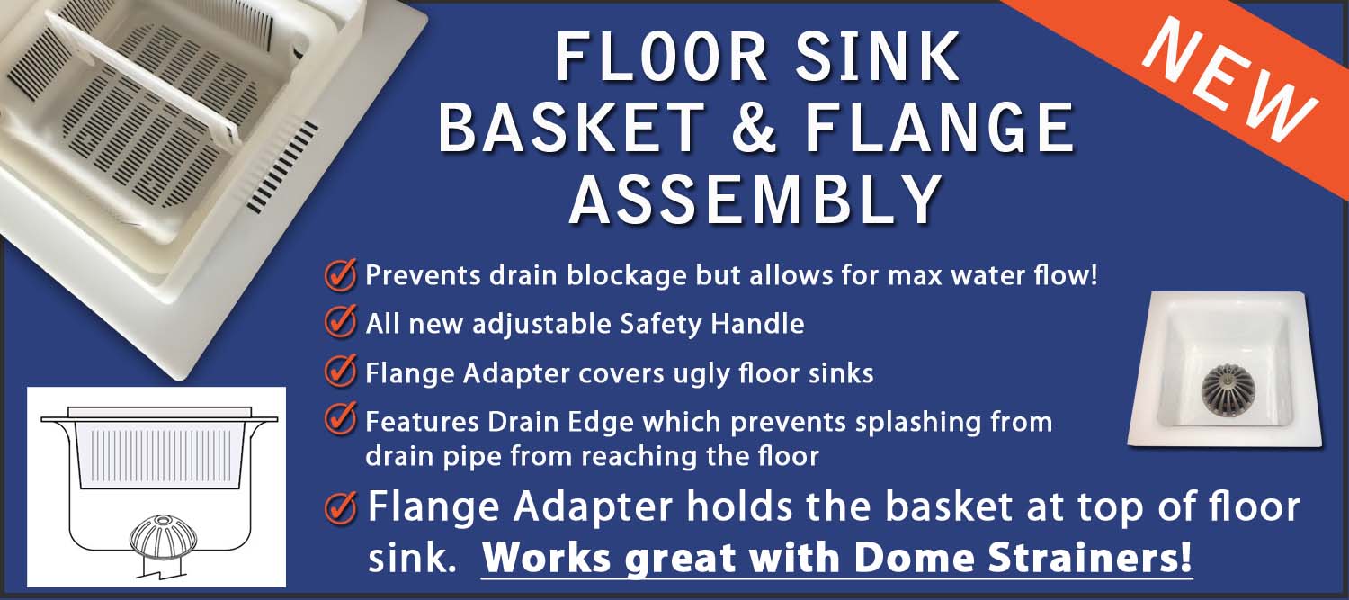 Floor Sink Basket over Dome Strainer