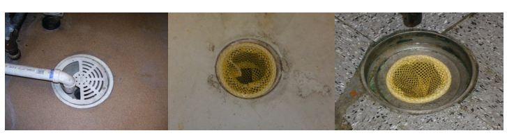 Grocery Store Floor Drain Strainers