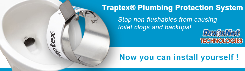 traptex header drain net toilet protection