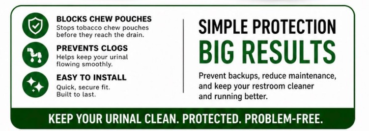 urinal basket info