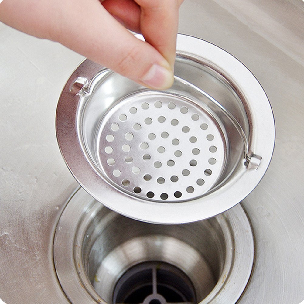 Kitchen Sink Strainer with Handle (for your house) Stainless Steel