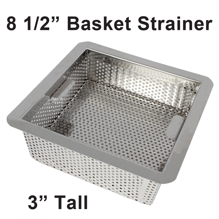 NEW 5" Stainless Steel  Floor Sink Basket GSW FS-BSI 3909 Restaurant Drain Catch 