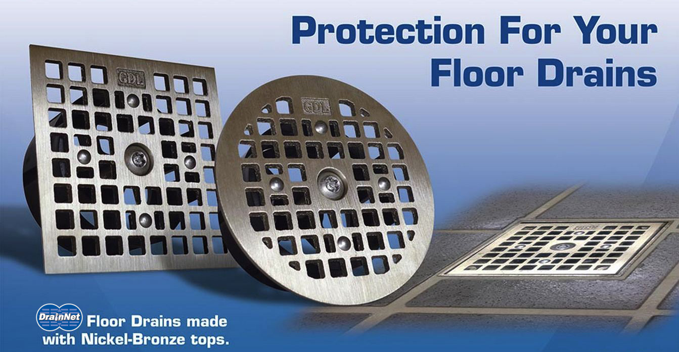 protection-for-your-drains Guardian FLOOR Drain-Lock Square for Zurn, Josam & JR Smith - Drain-Net