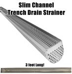 slim_channel_trench_drain_strainer Commercial Trench Drain Strainers | Drain-Net