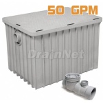 Grease Trap 50 GPM for restaurants and commercial kitchens