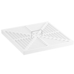 PVC Full Grate Drain Cover 10 1/8" for Floor Sinks