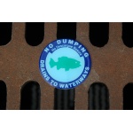 No Dumping Drain Marker (25-pack) stormwater drains