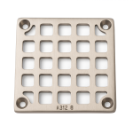 Josam 008160 4S Nikaloy Drain Grate (3-5/8&quot; OD)