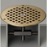 Smith - 6" Round with Lock and Stop Drain Lock