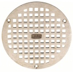 Zurn Round - 5" Diameter - Floor Drain Cover - Nickel Bronze