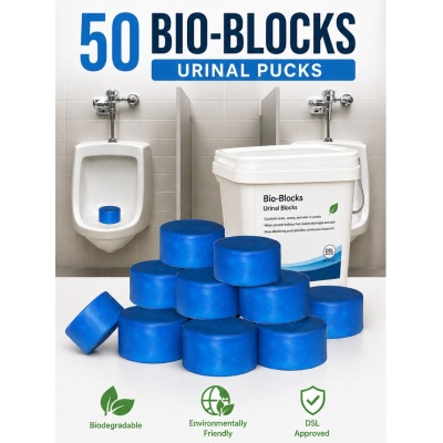 Bio Blocks - Blue Urinal Pucks, DSL (50 count)