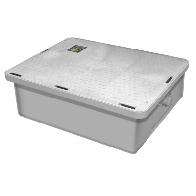 Low Boy Plastic Grease Trap 50 LBS / 25 GPM