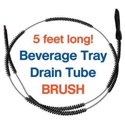 Cleaning the Soda Fountain Drain Line brush