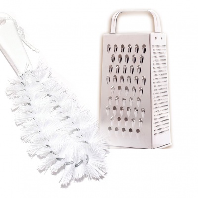 Cheese Grater &amp; Citrus Zester Cleaning Brush