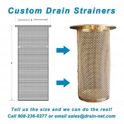 Custom Drain Strainers