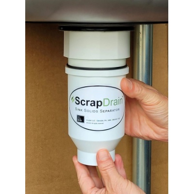 ScrapDrain – Capture Solids in the kitchen Sink
