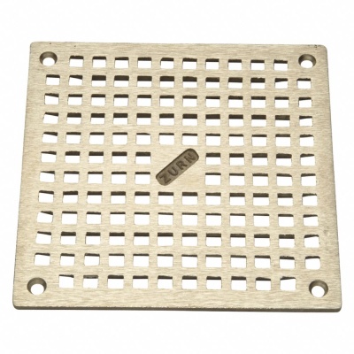 Zurn 7" x 7" Square Floor Drain Cover, Nickel