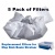 Replacement Filters for Mop Sink Basin Strainer (5-pack)