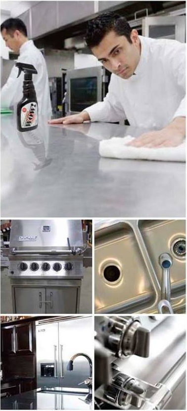 commercial kitchen cleaning paste for metal surfaces
